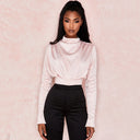 Sophisticated Seasonal Satin Jumpsuit with Pleats