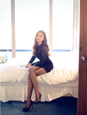 Romantic Evening Lace Dress Bodysuit