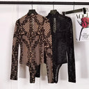 High-End Floral Embroidery Women's T-Shirt