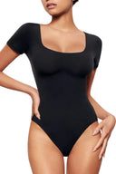 Chic Curve-Enhancing Bodysuit for Sophisticated Style