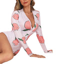 Deluxe Women's Playful Printed Pajama Bodysuit