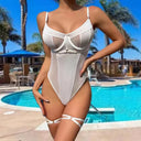 Alluring Open-Back Polyester Jumpsuit