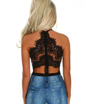 Goddess Whisperer V-Neck Lace Bodysuit