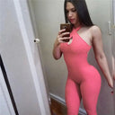 Sleek Women's Form-Fitting Yoga Overall