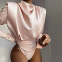 Sophisticated Seasonal Satin Jumpsuit with Pleats