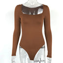 Chic Autumn-Winter Form-Fitting Bodysuit