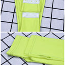 Vivid Neon High Collar Women's Bodysuit