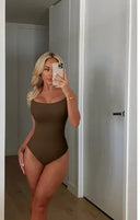 Elegant Silhouette Enhancer Spaghetti Strap Bodysuit