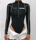 Elegant Long Sleeve Performance Bodysuit