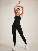 Elegant Seamless Yoga Bodysuit for Fluid Movement