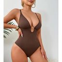 Deep V Waist-Control Hip-Lift Bodysuit