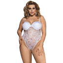 Elegant Passion Black & White Lace Bodysuit