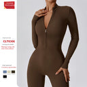 Premium Nylon Moisture-Control Yoga Bodysuit