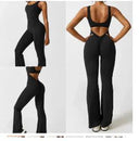Elegant Backless Fitness Bodysuit