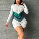 Sophisticated Slim-Fit Polo Jumpsuit in Green