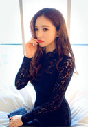 Romantic Evening Lace Dress Bodysuit