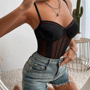Sleek Deep V-Neck Shapewear Bodysuit
