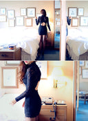 Romantic Evening Lace Dress Bodysuit