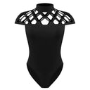 Stylish Mesh Short Sleeve PlaySuit