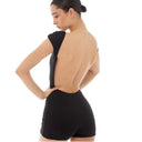 Chic Short-Sleeve High Waist Jumpsuit