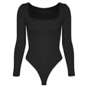 Chic Autumn-Winter Form-Fitting Bodysuit