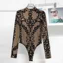 High-End Floral Embroidery Women's T-Shirt