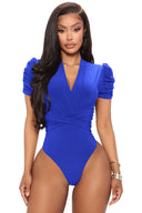 Elegant Triangular Neckline Waist-Cincher Jumpsuit
