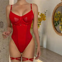 Alluring Open-Back Polyester Jumpsuit