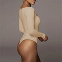 Chic Autumn-Winter Form-Fitting Bodysuit