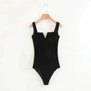 Elegant Solid Color Backless Jumpsuit