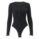 Luxury Fitted Long Sleeve Bodysuit for Everyday Elegance