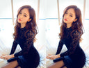Romantic Evening Lace Dress Bodysuit