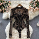 High-End Floral Embroidery Women's T-Shirt