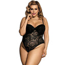 Elegant Passion Black & White Lace Bodysuit